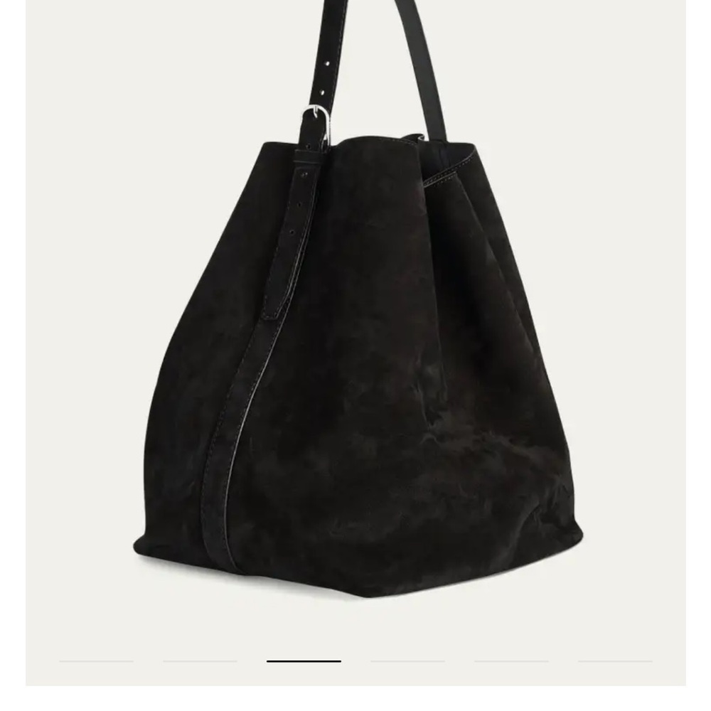 TOTEME belted tote bag in suede